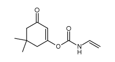 5,5-dimethyl-3-oxocyclohex-1-enyl ethenylcarbamate结构式