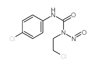 1-(2-chloroethyl)-3-(4-chlorophenyl)-1-nitroso-urea结构式