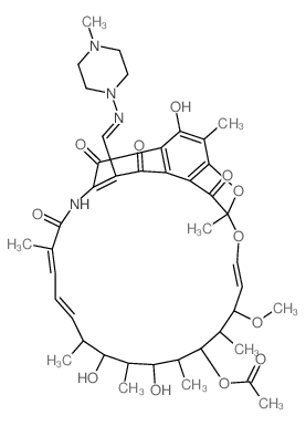 Dehydrorifampicin structure