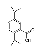 2,5-ditert-butylbenzoic acid结构式