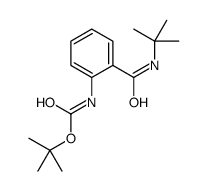 tert-butyl N-[2-(tert-butylcarbamoyl)phenyl]carbamate Structure