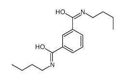 1-N,3-N-dibutylbenzene-1,3-dicarboxamide Structure