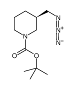 (R)-tert-butyl 3-(azidomethyl)piperidine-1-carboxylate Structure