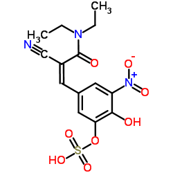 顺式-恩他卡朋-3’-硫酸酯钠盐结构式