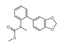 methyl N-methyl-N-[o-(3',4'-methylenedioxyphenyl)phenyl]carbamate结构式