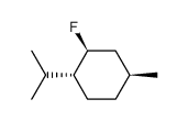 Cyclohexane, 2-fluoro-4-methyl-1-(1-methylethyl)-, [1R-(1alpha,2beta,4beta)]- (9CI) structure