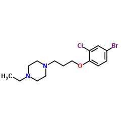 1-[3-(4-Bromo-2-chlorophenoxy)propyl]-4-ethylpiperazine结构式