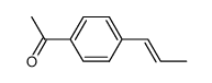 Ethanone, 1-[4-(1-propenyl)phenyl]- (9CI)结构式