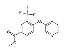 methyl 4-(3-pyridyloxy)-3-trifluoromethylbenzoate Structure