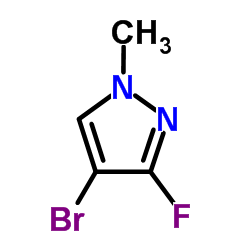 4-Bromo-3-fluoro-1-methyl-1H-pyrazole Structure