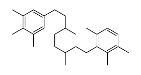2-[3,6-dimethyl-8-(3,4,5-trimethylphenyl)octyl]-1,3,4-trimethylbenzene结构式