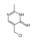 4-Pyrimidinamine, 5-(chloromethyl)-2-methyl- (9CI) Structure