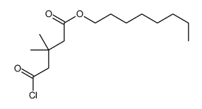 octyl 5-chloro-3,3-dimethyl-5-oxopentanoate Structure