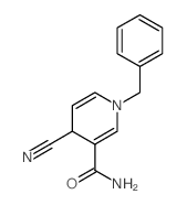 1-benzyl-4-cyano-4H-pyridine-3-carboxamide结构式