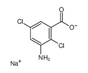 Chloramben-sodium结构式