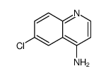 4-氨基-6-氯喹啉结构式