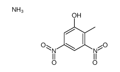 ammonium 3,5-dinitro-o-cresolate Structure