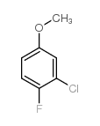 3-chloro-4-fluoroanisole Structure
