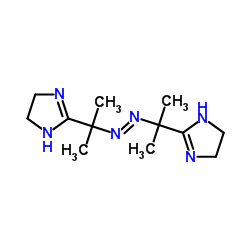 2,2'-azobis[2-(2-imidazolin-2-yl)propane] Structure