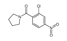 (2-chloro-4-nitrophenyl)-1-pyrrolidinylmethanone Structure