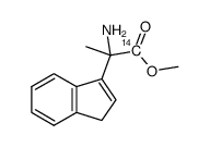 methyl 2-amino-3-(1H-indol-3-yl)-2-methylpropanoate结构式