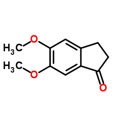 5,6-二甲氧基-1-茚酮结构式