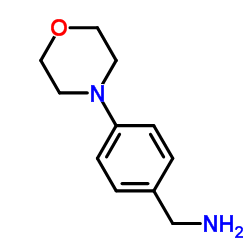 4-吗啉基苄胺结构式