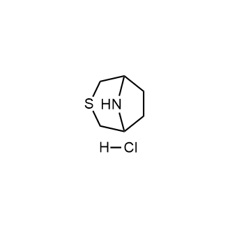 3-硫杂-8-氮杂双环[3.2.1]辛烷盐酸盐结构式