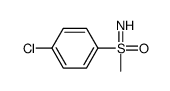 S-甲基-S-(4-氯苯基)亚磺酰亚胺结构式