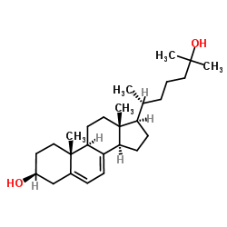 25-羟基-7-脱氢胆固醇结构式