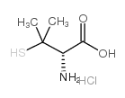 d(-)penicillamine hydrochloride Structure
