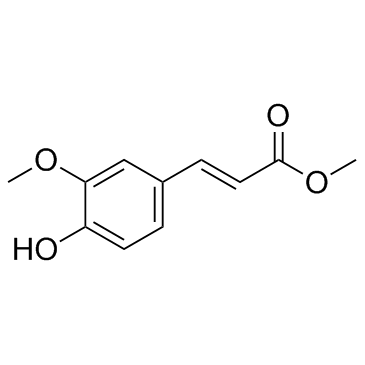Methyl 4-hydroxy-3-methoxycinnamate Structure