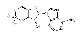 adenosine-3',5'-cyclic phosphorothioate Structure