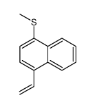 1-ethenyl-4-methylsulfanylnaphthalene结构式