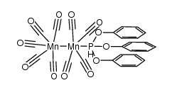 Mn2(CO)9(triphenyl phosphite) Structure