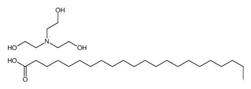 docosanoic acid, compound with 2,2',2''-nitrilotriethanol (1:1)结构式
