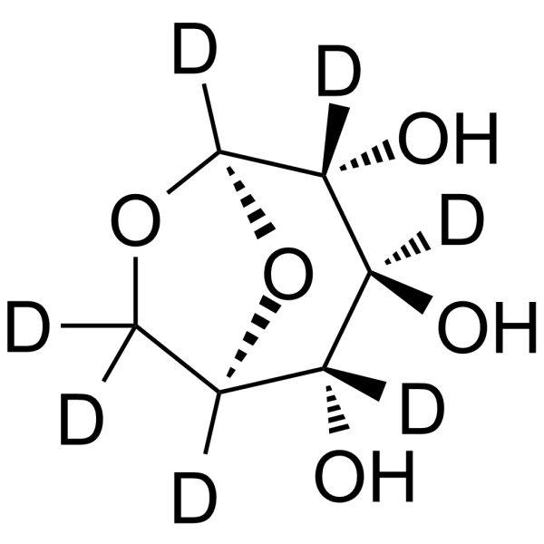 Levoglucosan-d7 Structure