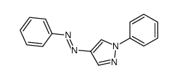 phenyl-(1-phenylpyrazol-4-yl)diazene结构式