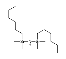 1-[[[hexyl(dimethyl)silyl]amino]-dimethylsilyl]hexane structure