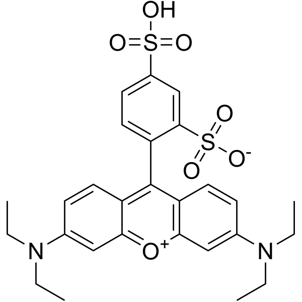 Lissamine rhodamine B Structure