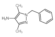 1-苄基-3,5-二甲基-1H-吡唑-4-胺结构式
