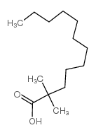2,2-dimethyldodecanoic acid Structure