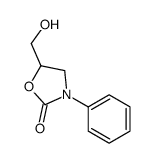 5-(羟基甲基)-3-苯基噁唑啉-2-酮结构式