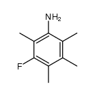 3-fluoro-2,4,5,6-tetramethyl-aniline结构式