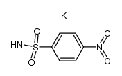 potassium ((4-nitrophenyl)sulfonyl)amide Structure