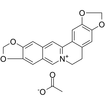 Pseudocoptisine acetate结构式