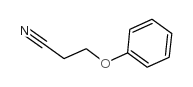 3-Phenoxypropanenitrile Structure