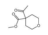 Ethyl 4-acetyl tetrahydro-2H-pyran-4-carboxylate Structure
