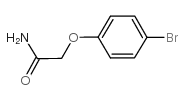2-(4-溴苯氧基)乙酰胺结构式