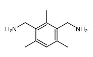 2,4-bis-aminomethyl-1,3,5-trimethyl-benzene结构式
